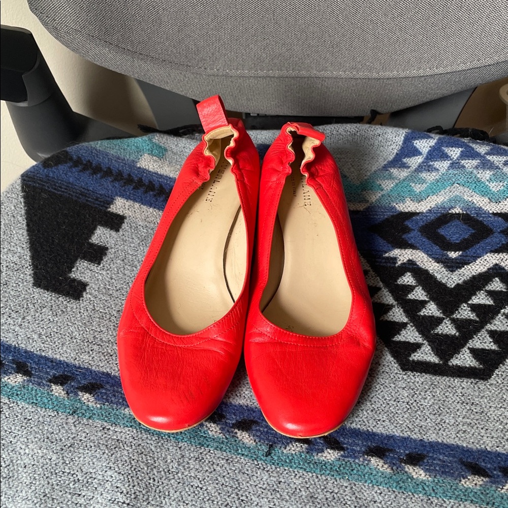 Everlane day heel red